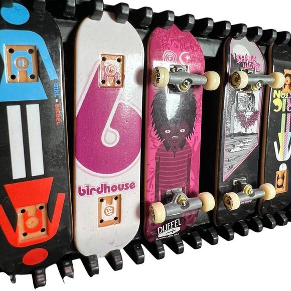 Tech Deck Fingerboards Lot (12) + Carrying Case 2003 Spin Master Vintage Set - Picture 5 of 11